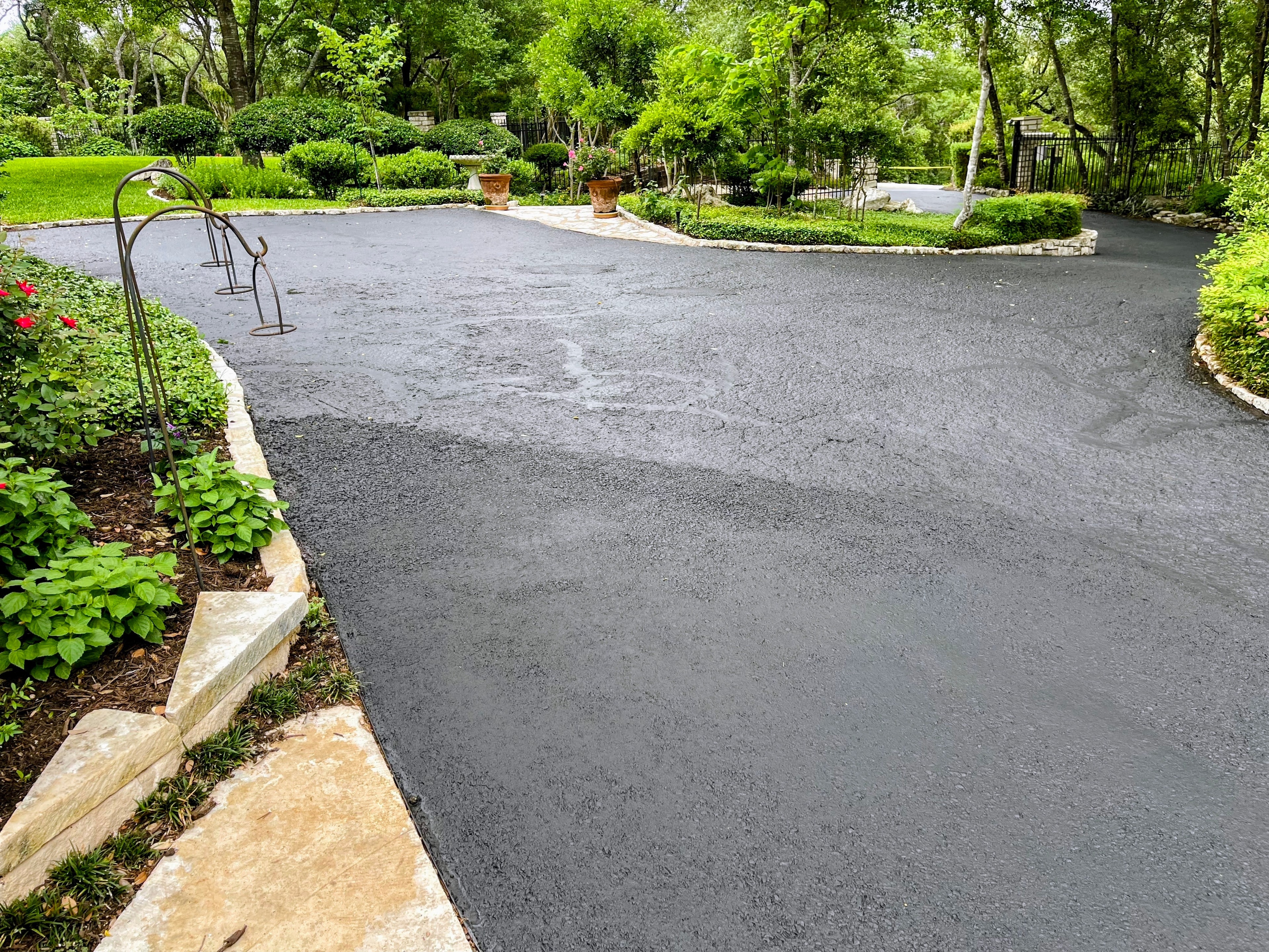 Fresh Sealcoat Application